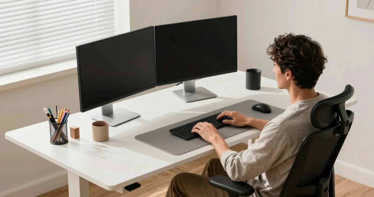 Best Ergonomic Desk Setup Essentials for Back and Wrist Comfort