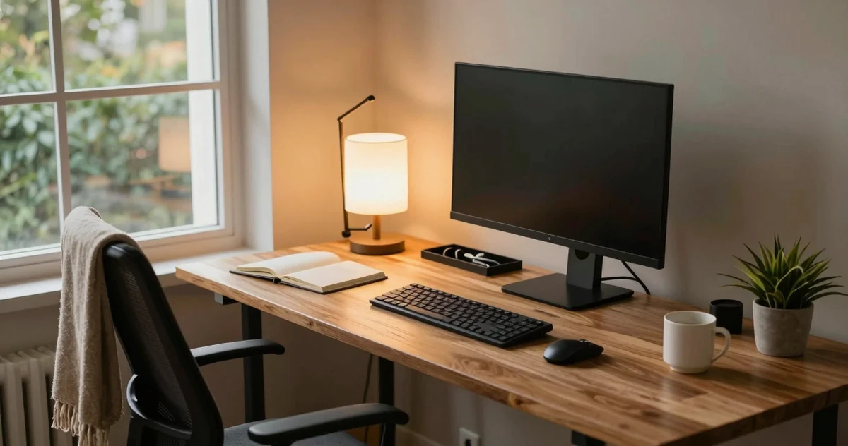 Best Home Office Desk Setup for Comfort, Lighting, Cable Management, and Monitor Arms