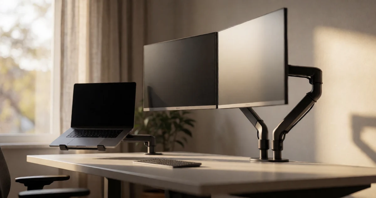 Best Home Office Monitor Arms for Dual Screens and Desk Clutter Control