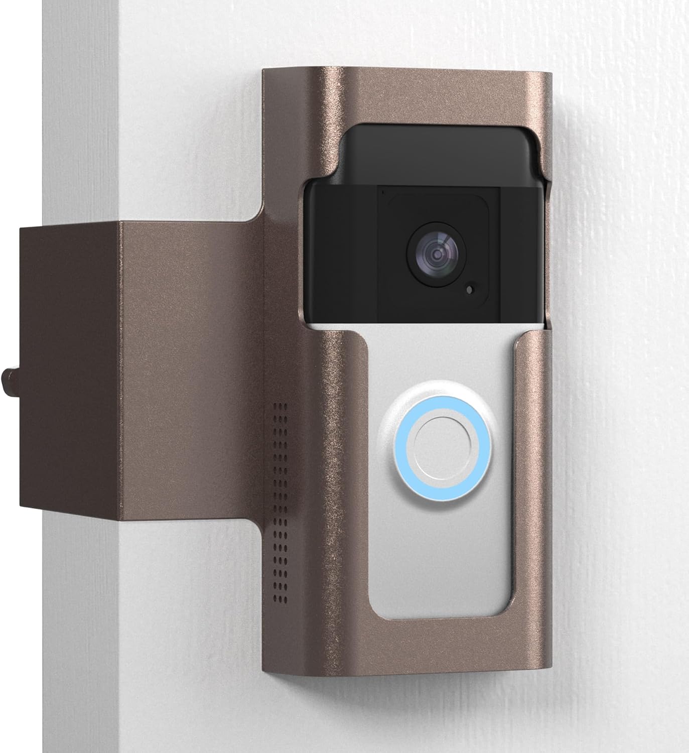 Anti Theft Ring Doorbell Mount: Metal Ring Apartment Door Mount Blink Doorbell Camera Holder No Drill - Renter Friendly Ring Doorbell Mount No Damage