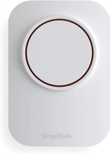 SimpliSafe 105dB Auxiliary Siren - Compatible with Gen 3 Home Security System
