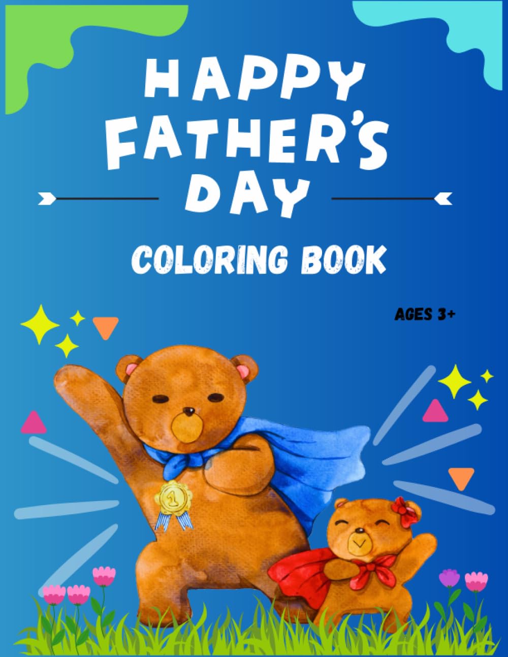 Happy Father's Day Coloring Book