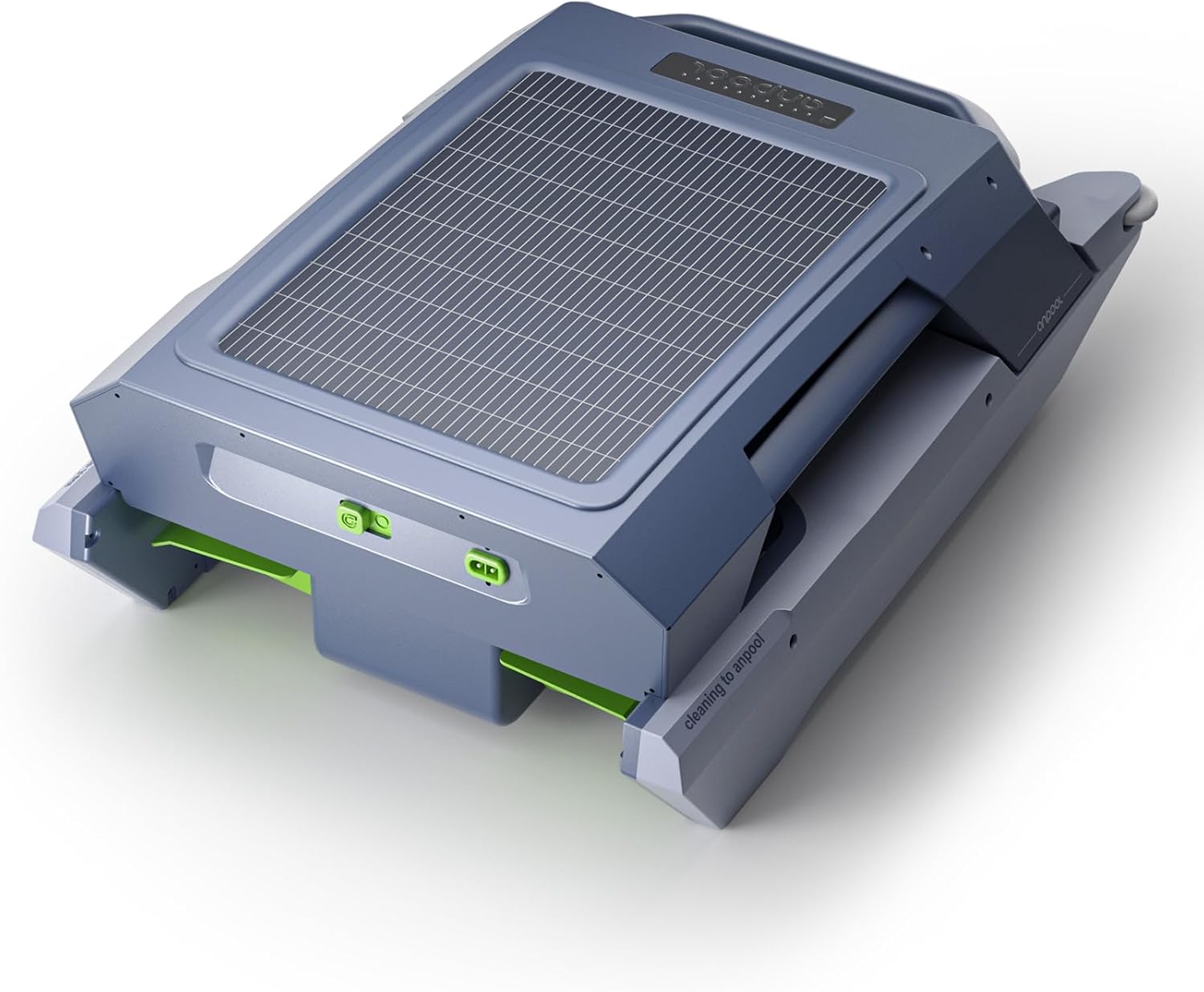 P1 Solar & Electric Robotic Pool Skimmer Cleaner - Dual Charging, Automatic Recovery Technology, 3 Motors, S Modes/Random Modes for Chlorine/Saltwater Pools