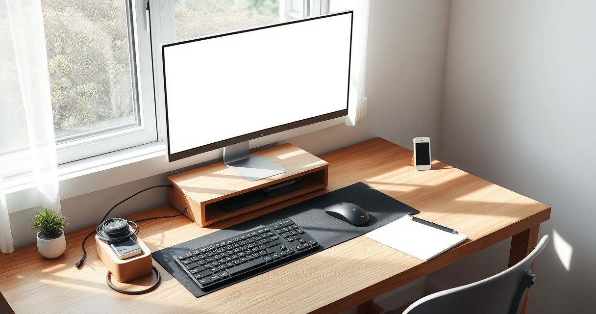 Best Desk Setup Accessories for a Cleaner Home Workspace
