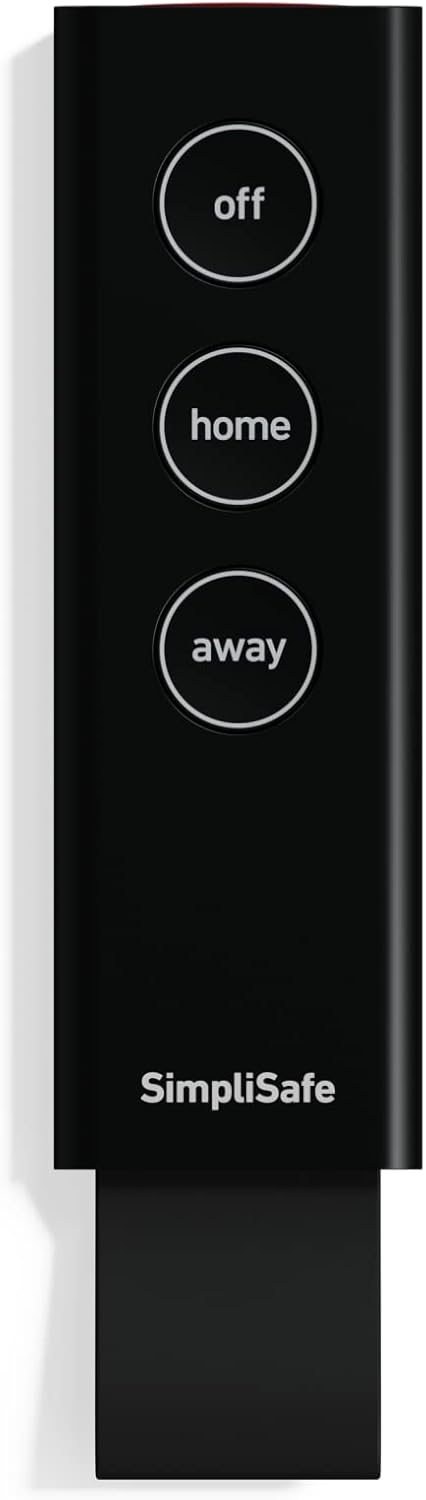 SimpliSafe KeyFob - Arm and Disarm Remotely - Built-in Panic Button - Compatible with SimpliSafe Home Security System - Latest Gen