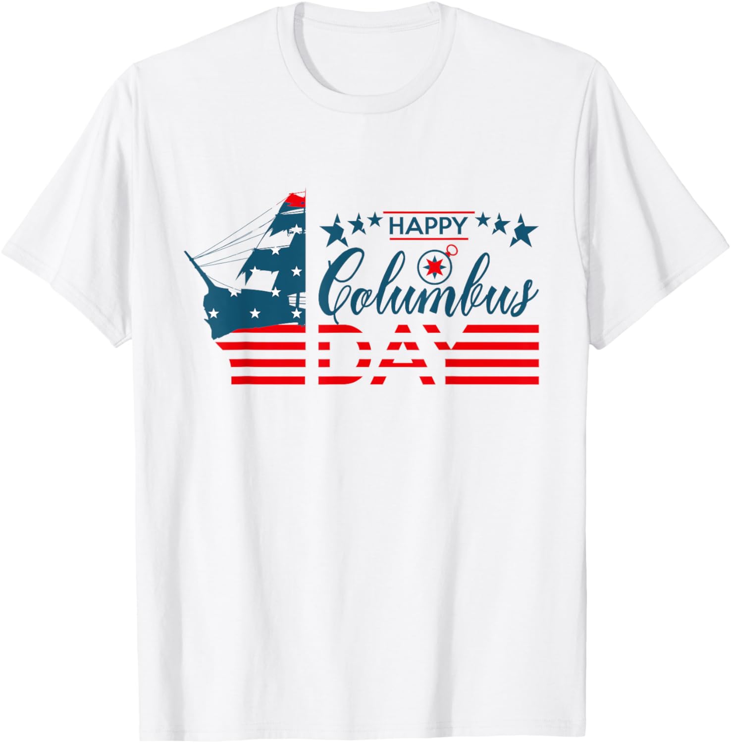 Happy Columbus Day Design T-Shirt