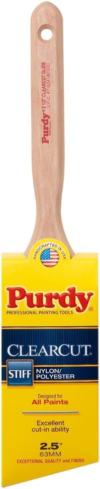 Purdy 144152125 Clearcut Series Glide Angular Trim Paint Brush, 2-1/2 inch